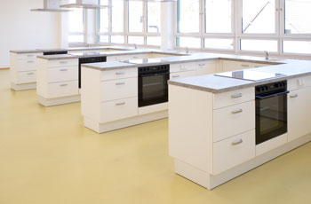 Schulküche Lehrküche Lernküche Schülerküche Kochkurs Kochschule Wermelskirchen für gesunde Ernährung