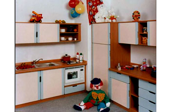 Spielküche für Kindergärten,  Kinderheime.